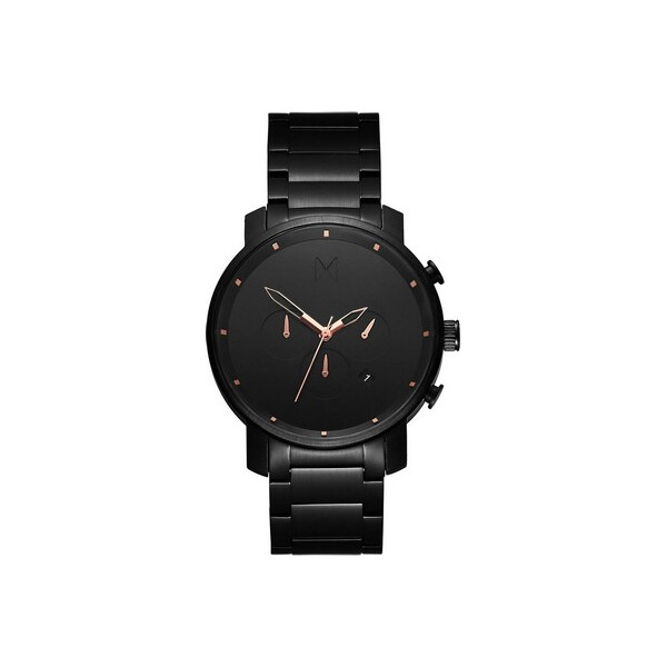 Часы MVMT MC01-BB Chrono Black Link 45mm 10ATM