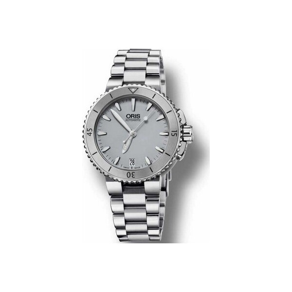 Часы Oris 0173376524143-0781801P Aquis Damen 36mm 30ATM
