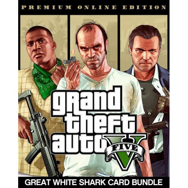Игра Grand Theft Auto V (GTA V): Premium Online Edition + Great White Shark Card Bundle для ПК (Ключ активации Rockstar Games)
Игра Grand Theft Auto V (GTA V): Premium Online Edition + Great White Shark Card Bundle для ПК (Ключ активации Rockstar Games)