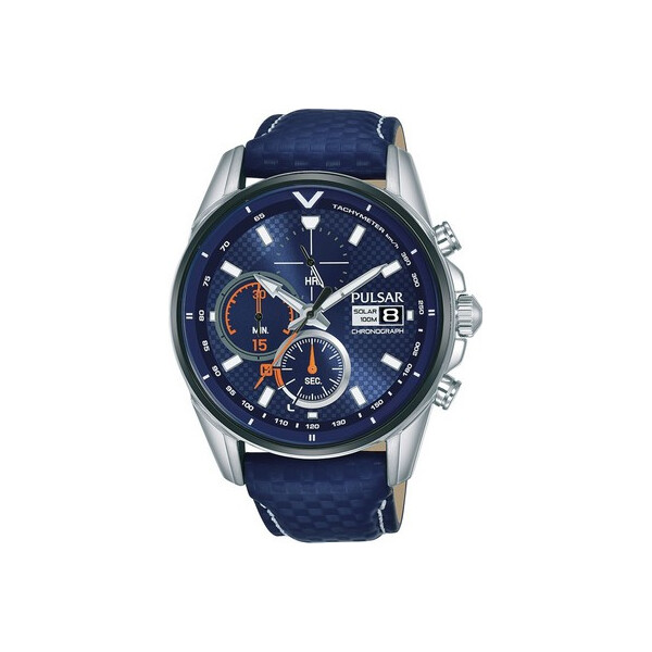 Часы Pulsar PZ6031X1 Solar Chrono 44mm 10ATM