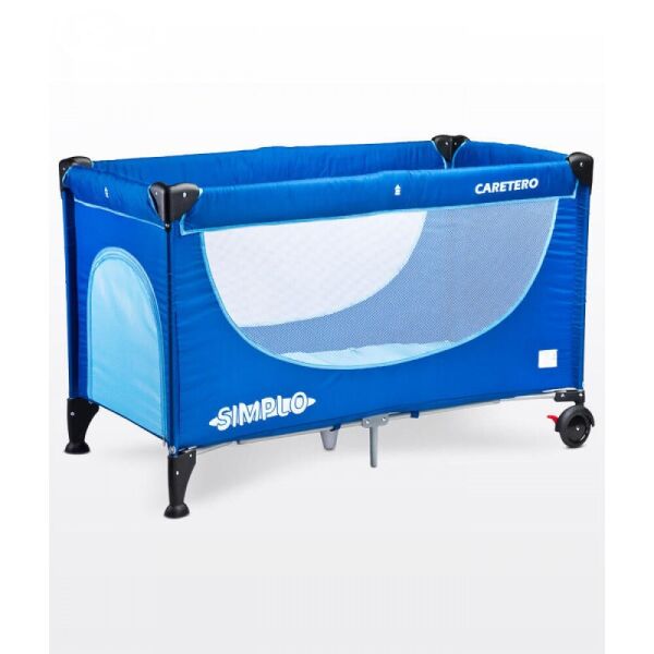 Манеж-кроватка 2 в 1 Caretero Simplo Blue с колесами и двойной системой блокировки Double-Lock + сумка для транспортировки
Манеж-кроватка 2 в 1 Caretero Simplo Blue с колесами и двойной системой блокировки Double-Lock + сумка для транспортировки