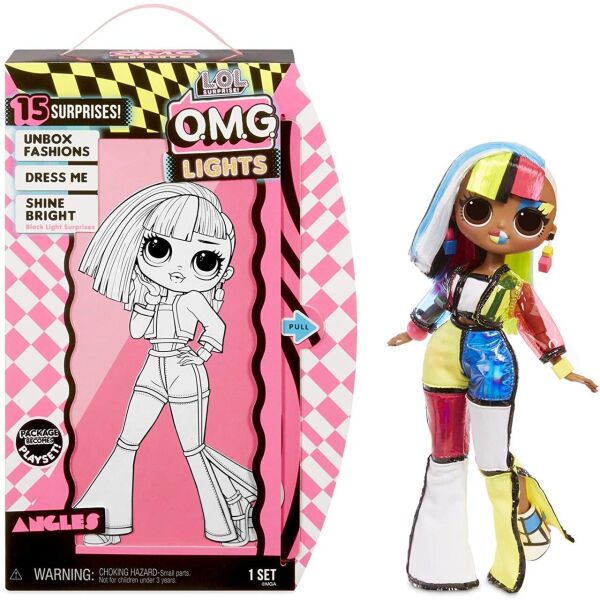 Кукла ЛОЛ Сюрприз Ангел серия неоновые огни L.O.L. Surprise! O.M.G. Lights Angles Fashion Doll with 15 Surpris
Кукла ЛОЛ Сюрприз Ангел серия неоновые огни L.O.L. Surprise! O.M.G. Lights Angles Fashion Doll with 15 Surpris