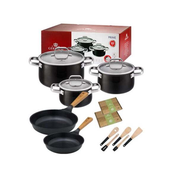 Gerlach Superior Komplet Garnki Z Pokrywkami 10El. + Patelnie Natur 28, 20Cm + Simple Garnek 7L (319k20)
Gerlach Superior Komplet Garnki Z Pokrywkami 10El. + Patelnie Natur 28, 20Cm + Simple Garnek 7L (319k20)