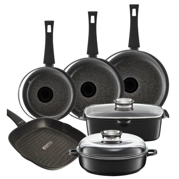 Ambition Carbon Komplet Patelni 20 24 Cm+ Pokrywki+ Brytfanna 5,6L +Patelnia Grillowa+ Głęboka Ambcs24
Ambition Carbon Komplet Patelni 20 24 Cm+ Pokrywki+ Brytfanna 5,6L +Patelnia Grillowa+ Głęboka Ambcs24