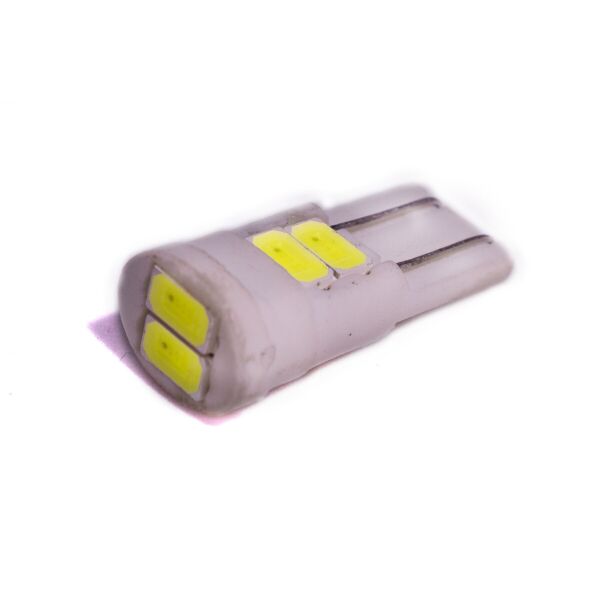 T10 W5W Светодиодная авто лампа T10 для габаритов, салона. 6 диодов W2,1x9,5d 12V керамика. AllLight
T10 W5W Светодиодная авто лампа T10 для габаритов, салона. 6 диодов W2,1x9,5d 12V керамика. AllLight