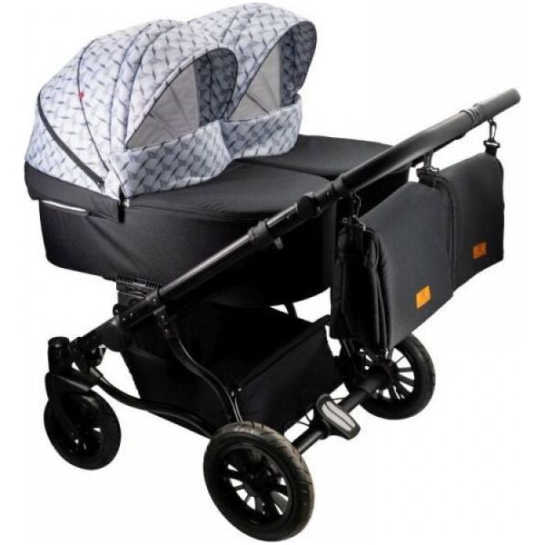 Коляска для двойни Adbor Duo Lux Черный/Серый с принтом с чехлами для ножек и дождевиками + сумка для мамы
Коляска для двойни Adbor Duo Lux Черный/Серый с принтом с чехлами для ножек и дождевиками + сумка для мамы
