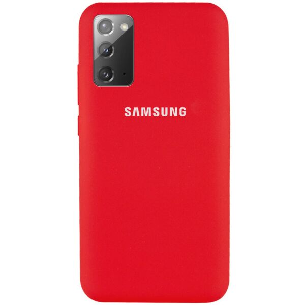 Чехол Silicone Cover Full Protective (AA) для Samsung Galaxy Note 20 Красный / Red 
Чехол Silicone Cover Full Protective (AA) для Samsung Galaxy Note 20 Красный / Red