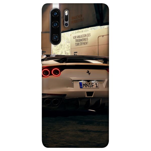 Чехол itsPrint White Ferrari для Huawei P30 Pro