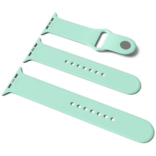 Силиконовый ремешок для Apple Watch Sport Band 38 / 40 (S/M & M/L) 3pcs Бирюзовый / Beryl
Силиконовый ремешок для Apple Watch Sport Band 38 / 40 (S/M & M/L) 3pcs Бирюзовый / Beryl