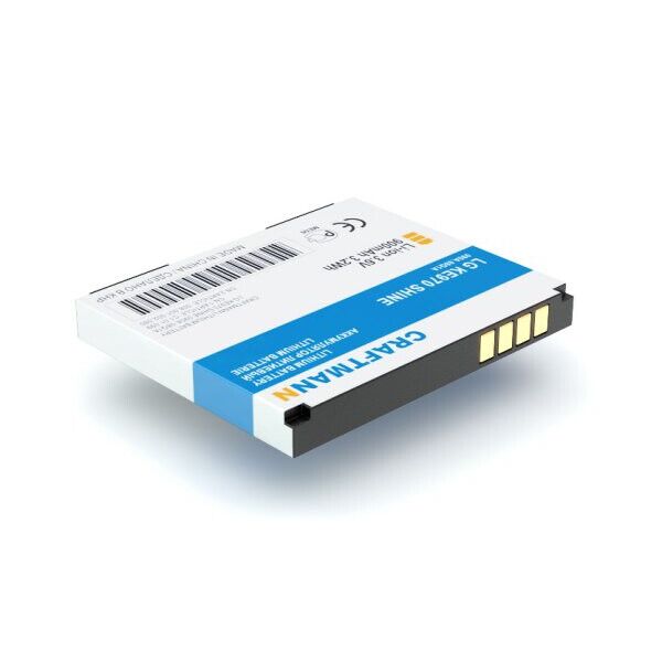 Аккумулятор Craftmann LGIP-470A для LG KE970 SHINE 900mAh
Аккумулятор Craftmann LGIP-470A для LG KE970 SHINE 900mAh
