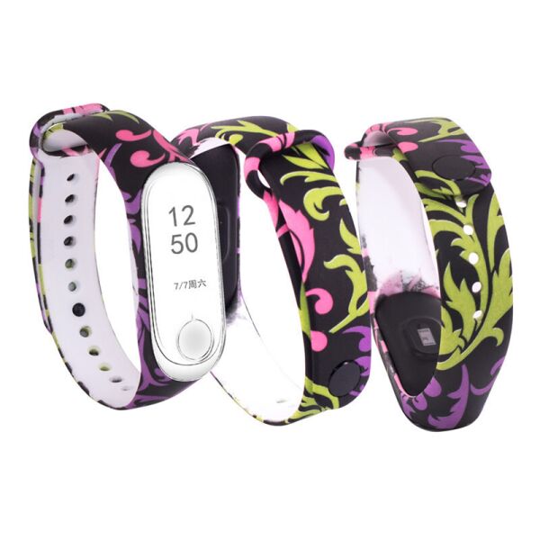 Силиконовый ремешок с рисунком для Xiaomi Mi Band 3/4 (Разноцветные листья / Черный) (1064774)
Силиконовый ремешок с рисунком для Xiaomi Mi Band 3/4 (Разноцветные листья / Черный) (1064774)