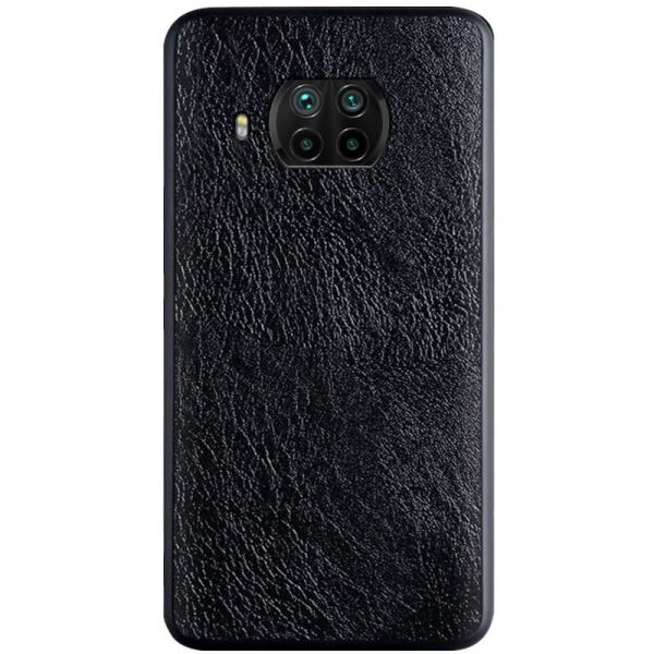 Кожаный чехол PU Retro classic для Xiaomi Mi 10T Lite / Redmi Note 9 Pro 5G Черный
