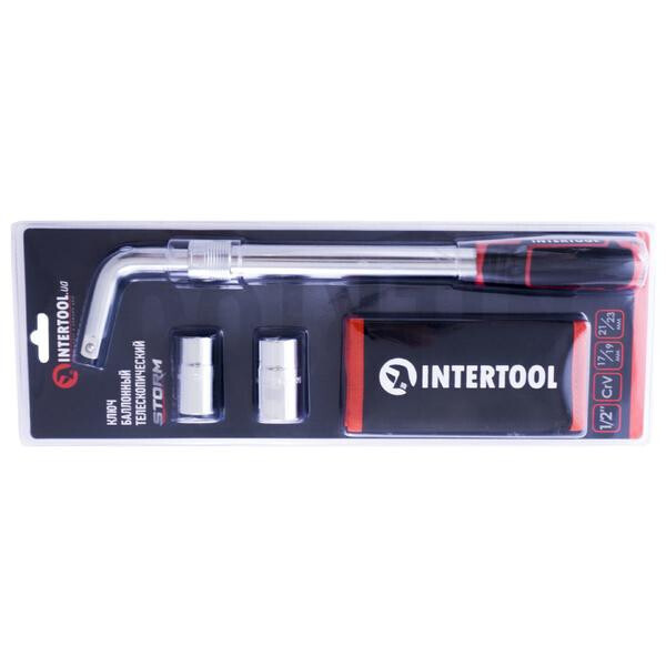 Ключ баллонный телескопический Intertool - 1/2(17 x 19 мм + 21 x 23 мм) Storm(HT-1601)
Ключ баллонный телескопический Intertool - 1/2(17 x 19 мм + 21 x 23 мм) Storm(HT-1601)