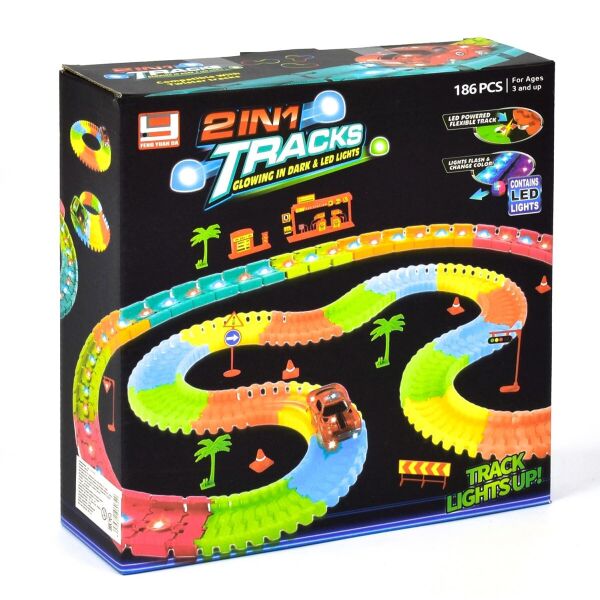 Детский Гоночный Трек FYD 170234 (186 деталей, трасса с LED лампочками, светящийся)
Детский Гоночный Трек FYD 170234 (186 деталей, трасса с LED лампочками, светящийся)
