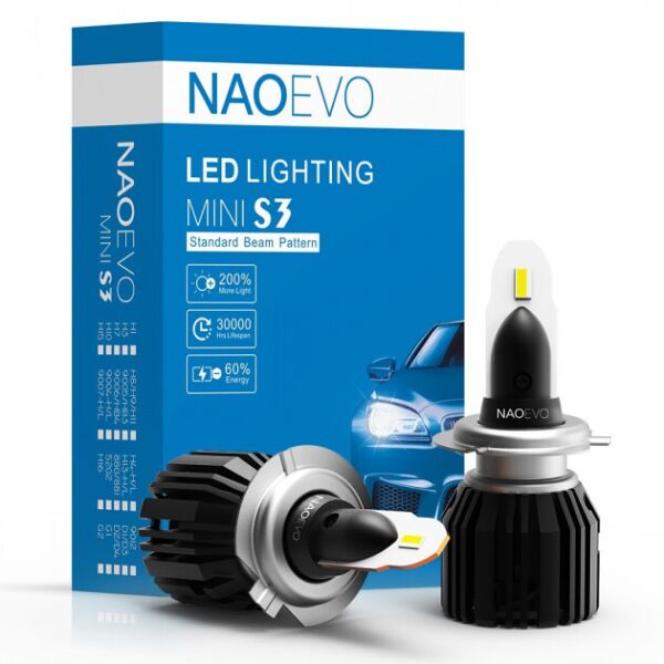 Автомобильная светодиодная лампа головного света для линз NaoEvo S3-H11, 30W, LED, 6000K
Автомобильная светодиодная лампа головного света для линз NaoEvo S3-H11, 30W, LED, 6000K