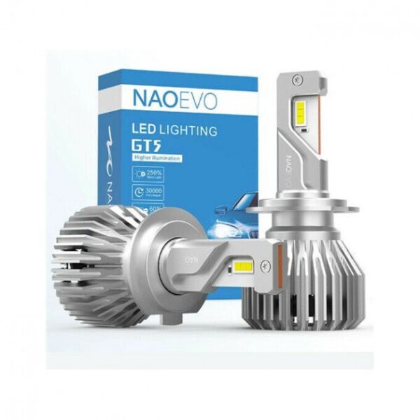 Комплект светодиодных ламп головного света NaoEvo GT5-HB3 / HB4, 40W, LED, 6000K
Комплект светодиодных ламп головного света NaoEvo GT5-HB3 / HB4, 40W, LED, 6000K