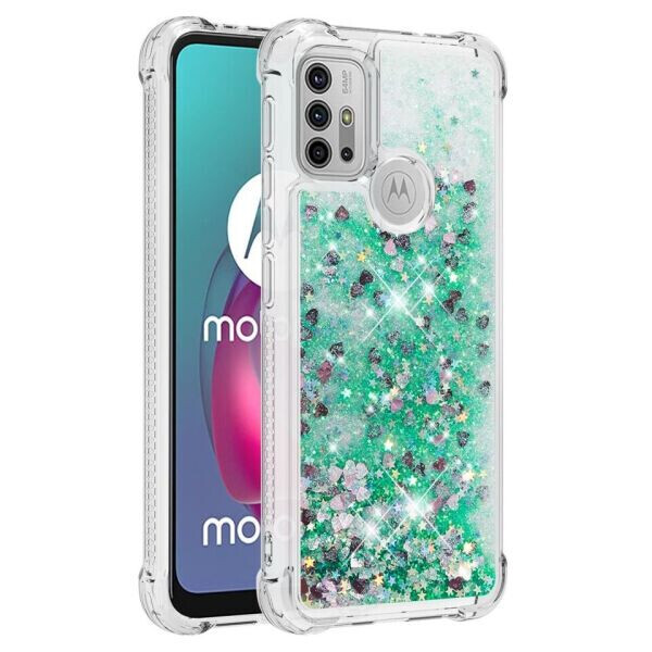 Силиконовый (TPU) чехол Deexe Liquid Glitter для Motorola Moto G10 / Moto G20 / Moto G30 - Green Hearts
Силиконовый (TPU) чехол Deexe Liquid Glitter для Motorola Moto G10 / Moto G20 / Moto G30 - Green Hearts