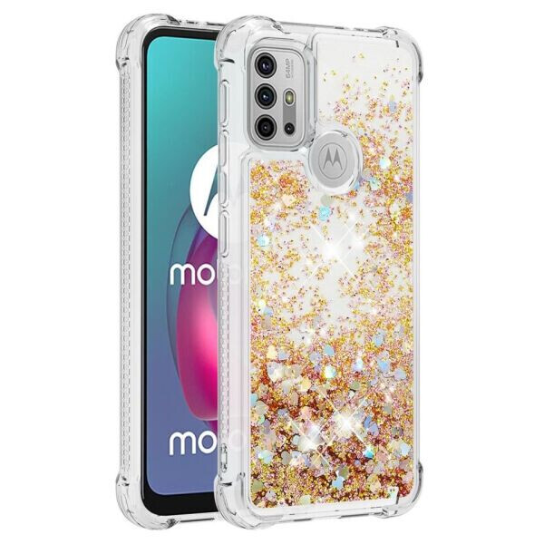 Силиконовый (TPU) чехол Deexe Liquid Glitter для Motorola Moto G10 / Moto G20 / Moto G30 - Gold Hearts
Силиконовый (TPU) чехол Deexe Liquid Glitter для Motorola Moto G10 / Moto G20 / Moto G30 - Gold Hearts