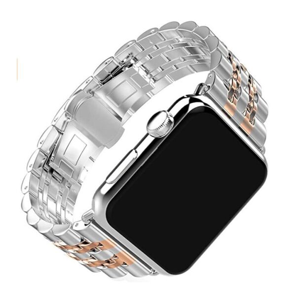 Браслет для Apple Watch series 3 | 4 | 5 | 6 с шириной корпуса 38|40mm Ремешок Link стальной Серебряно-Розовое Золото BeWatch (1021438)
Браслет для Apple Watch series 3 | 4 | 5 | 6 с шириной корпуса 38|40mm Ремешок Link стальной Серебряно-Розовое Золото BeWatch (1021438)