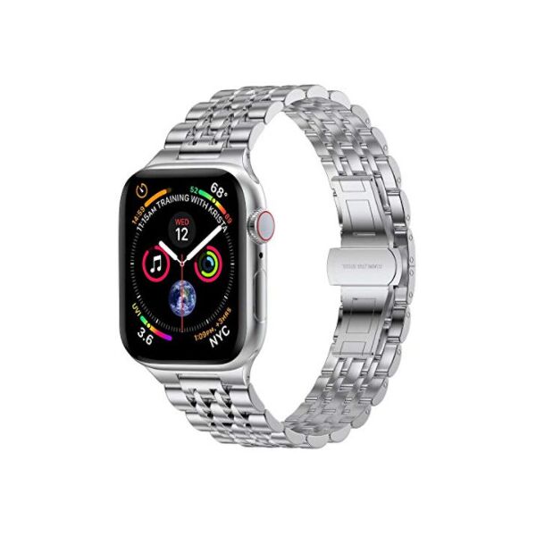 Браслет для Apple Watch series 3 | 4 | 5 | 6 с шириной корпуса 42|44mm Ремешок Link стальной Серебряный BeWatch (1021405)
Браслет для Apple Watch series 3 | 4 | 5 | 6 с шириной корпуса 42|44mm Ремешок Link стальной Серебряный BeWatch (1021405)