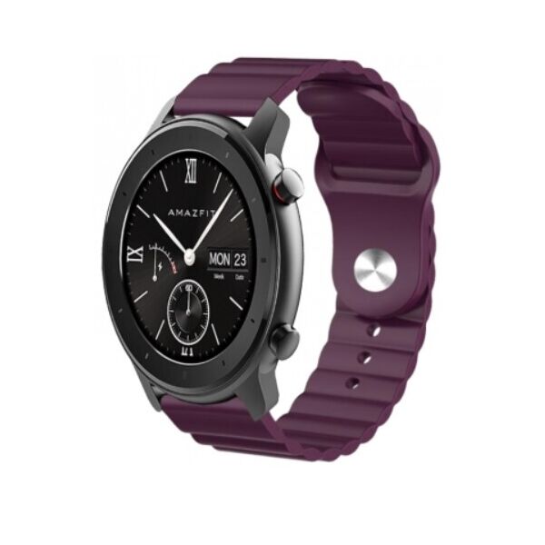 Ремешок для Xiaomi Amazfit Stratos 3 | GTR 47 | GTR 2 силиконовый 22мм Wave BeWatch Фиолетовый (1020713)
Ремешок для Xiaomi Amazfit Stratos 3 | GTR 47 | GTR 2 силиконовый 22мм Wave BeWatch Фиолетовый (1020713)