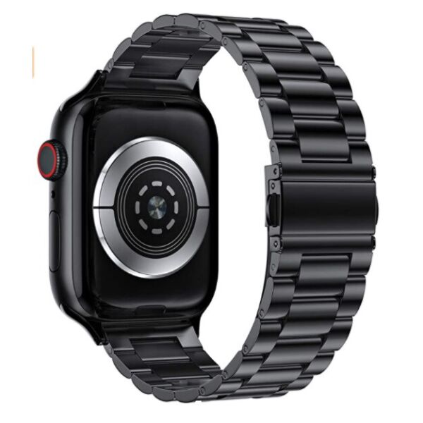 Браслет для Apple Watch series 3 | 4 | 5 | 6 с шириной корпуса 42|44mm Ремешок классический стальной Черный BeWatch (1020401)
Браслет для Apple Watch series 3 | 4 | 5 | 6 с шириной корпуса 42|44mm Ремешок классический стальной Черный BeWatch (1020401)