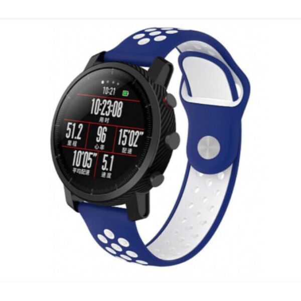Ремешок для Xiaomi Amazfit Stratos | GTR 47 | GTR 2 | Stratos 3 силиконовый 22мм Сине Белый BeWatch (1020152)
Ремешок для Xiaomi Amazfit Stratos | GTR 47 | GTR 2 | Stratos 3 силиконовый 22мм Сине Белый BeWatch (1020152)