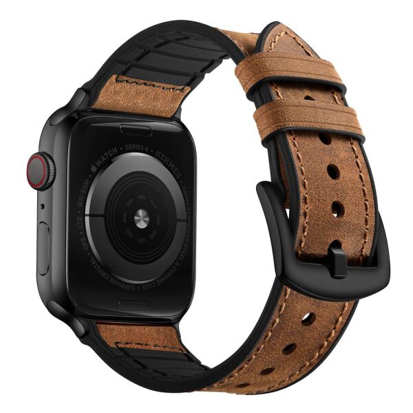 Ремешок для Apple Watch series 3 | 4 | 5 | 6 с шириной корпуса 38|40mm Кожаный + Силикон Темно-Коричневый BeWatch (1230103)
Ремешок для Apple Watch series 3 | 4 | 5 | 6 с шириной корпуса 38|40mm Кожаный + Силикон Темно-Коричневый BeWatch (1230103)