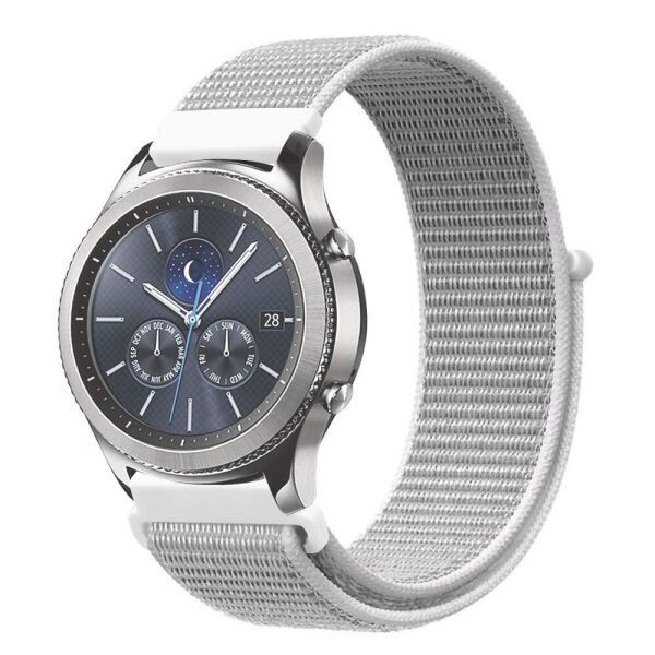 Ремешок для Samsung Galaxy Watch 46 | 3 45mm | Gear S3 нейлоновый липучка 22мм Белый BeWatch (1021311)
Ремешок для Samsung Galaxy Watch 46 | 3 45mm | Gear S3 нейлоновый липучка 22мм Белый BeWatch (1021311)
