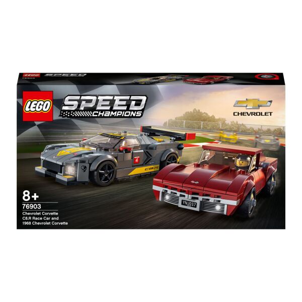 LEGO Chevrolet Corvette C8.R Race Car and 1968 Chevrolet Corvette 76903 (5702016912494)
LEGO Chevrolet Corvette C8.R Race Car and 1968 Chevrolet Corvette 76903 (5702016912494)