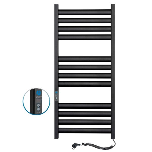 Электрический полотенцесушитель Navin Ellipse 500x1200 Digital правый (черный муар) 12-245052-5012, Черный матовый, Правое, Электронный
Электрический полотенцесушитель Navin Ellipse 500x1200 Digital правый (черный муар) 12-245052-5012, Черный матовый, Правое, Электронный