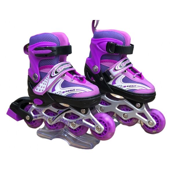 Роликовые коньки раздвижные In Lin Skate 129B детские Светящееся переднее колесо (S 29-33) Фиолетовые
Роликовые коньки раздвижные In Lin Skate 129B детские Светящееся переднее колесо (S 29-33) Фиолетовые