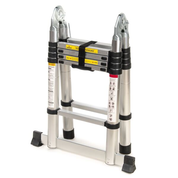 Лестница алюминиевая телескопическая раскладная Stanley ST-T3038 6х6 2 секции по 6 ступеней
Лестница алюминиевая телескопическая раскладная Stanley ST-T3038 6х6 2 секции по 6 ступеней
