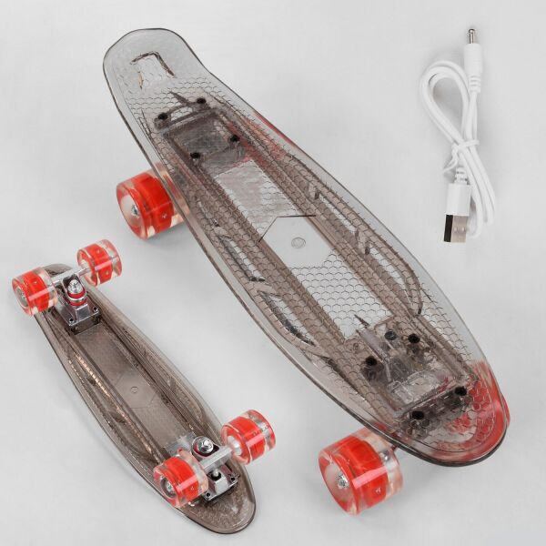 Прозрачный Скейт Пенниборд S-40133 Best Board (БФ) дека со светом, колёса PU со светом, зарядка USB Бежевый
Прозрачный Скейт Пенниборд S-40133 Best Board (БФ) дека со светом, колёса PU со светом, зарядка USB Бежевый