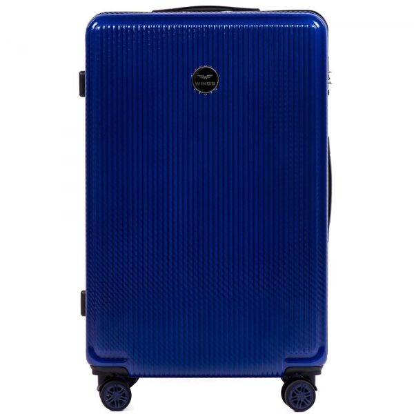 Большой чемодан из поликарбоната на 4 сдвоенных колесах Wings PC565 L 83 л Синий (Blue)
Большой чемодан из поликарбоната на 4 сдвоенных колесах Wings PC565 L 83 л Синий (Blue)