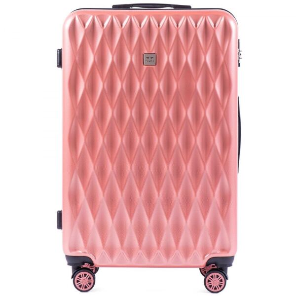 Большой чемодан из поликарбоната на 4 сдвоенных колесах Wings PC190 L 83 л Розовый (Pink)
Большой чемодан из поликарбоната на 4 сдвоенных колесах Wings PC190 L 83 л Розовый (Pink)