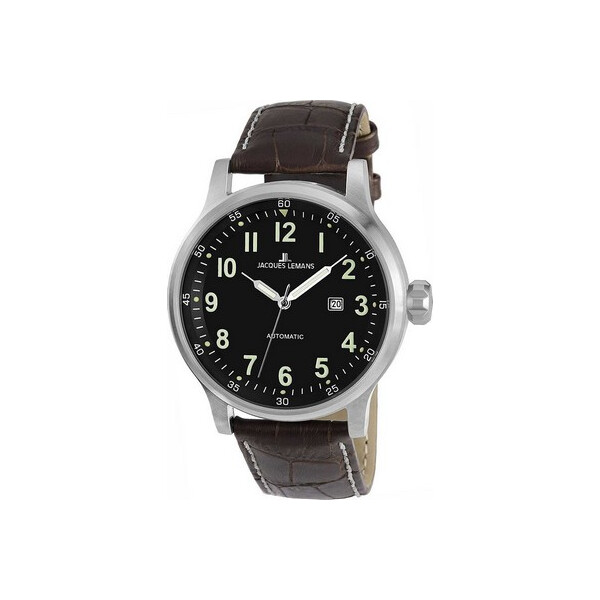Часы Jacques Lemans 1-1723A Porto Herren Automatik 48mm 10ATM