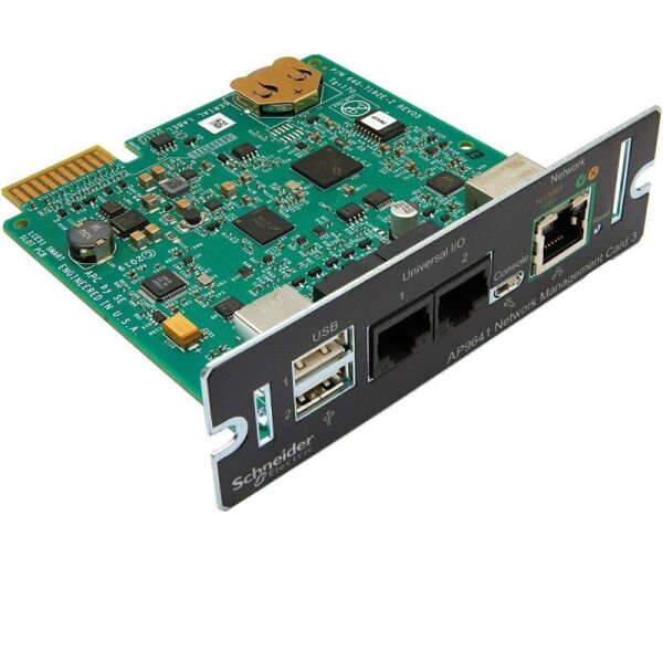 Сетевая карта APC Network Management Card with PowerChute Network Shutdown & Environmental Monitoring (AP9641)
Сетевая карта APC Network Management Card with PowerChute Network Shutdown & Environmental Monitoring (AP9641)