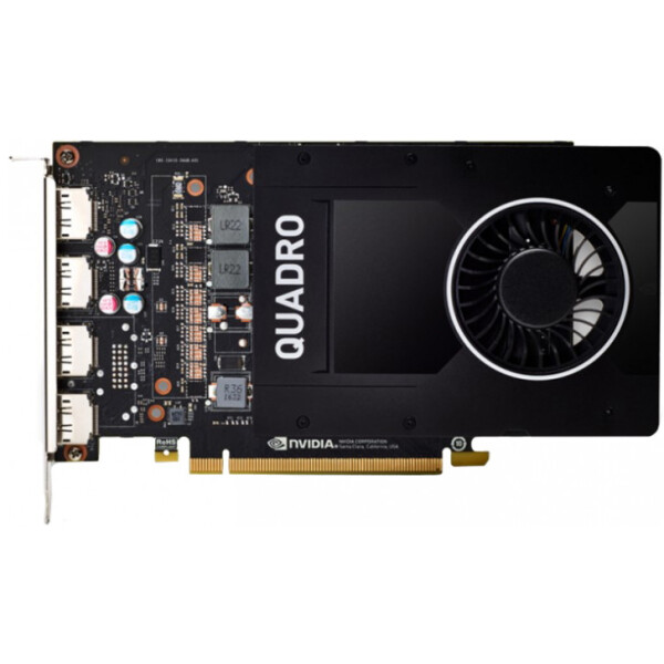 Видеокарта PNY PCI-Ex NVIDIA Quadro P2200 5GB GDDR5X (160bit) (1493/10024) (4 x DisplayPort) (VCQP2200-PB)
Видеокарта PNY PCI-Ex NVIDIA Quadro P2200 5GB GDDR5X (160bit) (1493/10024) (4 x DisplayPort) (VCQP2200-PB)
