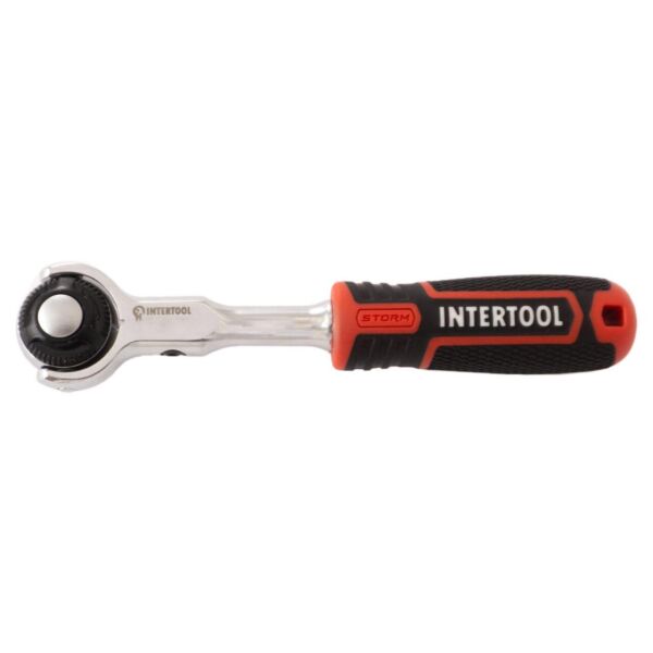 Ключ трещоточный (рукоятка с храповым механизмом) Intertool - 1/4" x 72T поворотный Storm
Ключ трещоточный (рукоятка с храповым механизмом) Intertool - 1/4" x 72T поворотный Storm