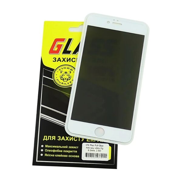 Стекло защитное iPhone 6 Plus, iPhone 6S Plus 2,5D Full Screen Full Glue белое (Анти-шпион)
Стекло защитное iPhone 6 Plus, iPhone 6S Plus 2,5D Full Screen Full Glue белое (Анти-шпион)