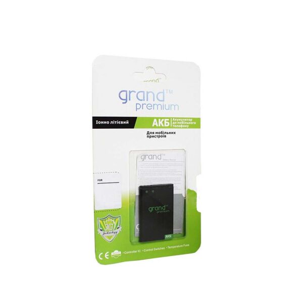 Аккумулятор (батарея) GRAND Premium для HTC BL01100, 35H00193-00M Desire 200 , A320e Desire C
Аккумулятор (батарея) GRAND Premium для HTC BL01100, 35H00193-00M Desire 200 , A320e Desire C