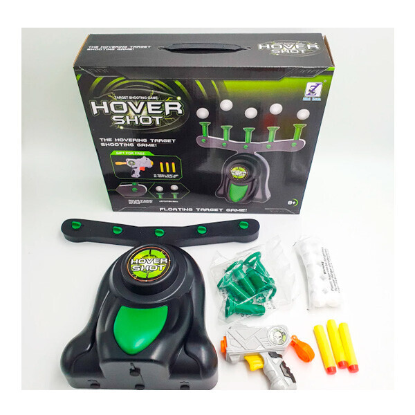 Игрушка Воздушный тир пистолет с дротиками летающие мишени Hover Shot по парящим шарикам
Игрушка Воздушный тир пистолет с дротиками летающие мишени Hover Shot по парящим шарикам