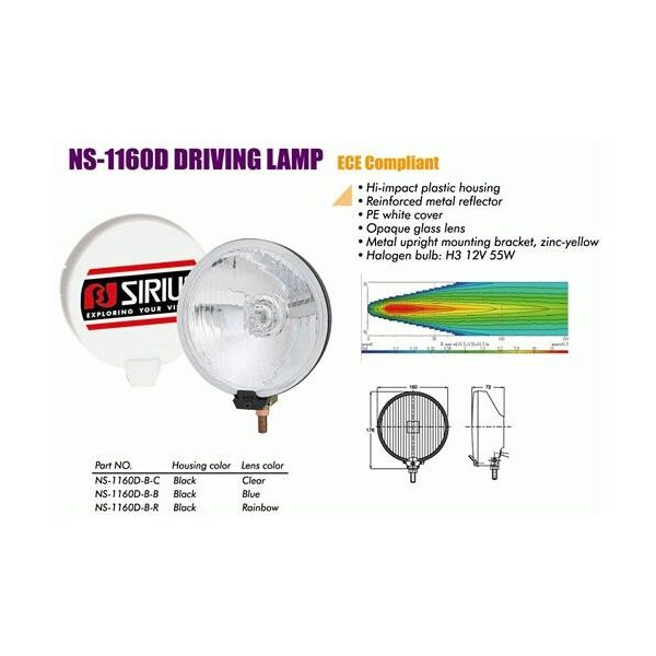 Дополнительные фары противотуманные SIRIUS NS-1160 D-B-C H3/12V/55W/D=160mm/крышка Taiwan пара
Дополнительные фары противотуманные SIRIUS NS-1160 D-B-C H3/12V/55W/D=160mm/крышка Taiwan пара