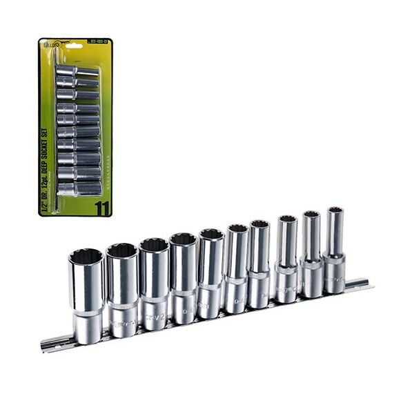 Набор головок высоких 1/2" на планке, 10,11,12,13,14,17,19,21,22,24 mm. 11 предм.12гр Alloid
Набор головок высоких 1/2" на планке, 10,11,12,13,14,17,19,21,22,24 mm. 11 предм.12гр Alloid