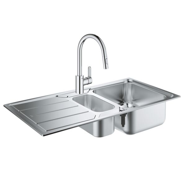 Набор Grohe мойка кухонная K500 31572SD0 + смеситель Eurostyle Cosmopolitan 31482003 (ST702201)
Набор Grohe мойка кухонная K500 31572SD0 + смеситель Eurostyle Cosmopolitan 31482003 (ST702201)