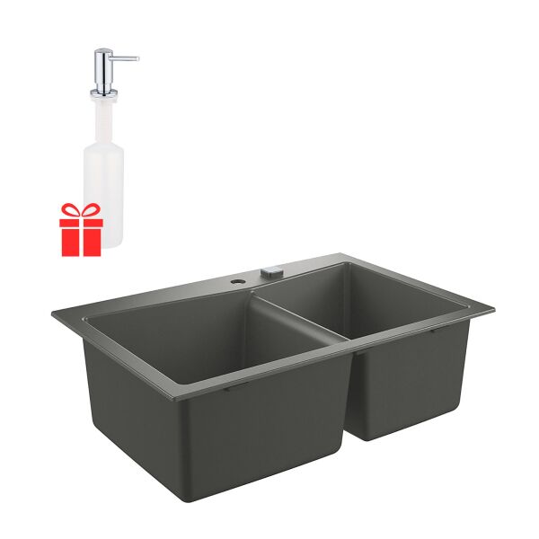 Набор Grohe мойка кухонная K700 31657AT0 + дозатор для моющего средства Contemporary 40536000 (ST702249)
Набор Grohe мойка кухонная K700 31657AT0 + дозатор для моющего средства Contemporary 40536000 (ST702249)