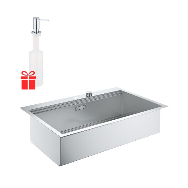 Набор Grohe мойка кухонная K200 31584SD0 + дозатор для моющего средства Contemporary 40536000 (ST702224)
Набор Grohe мойка кухонная K200 31584SD0 + дозатор для моющего средства Contemporary 40536000 (ST702224)