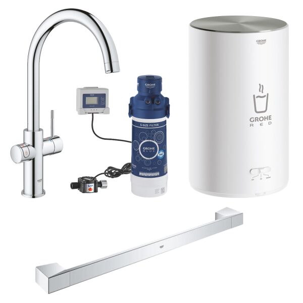 Набор Grohe смеситель для кухни с бойлером Red Duo 30083001 M-size + полотенцедержатель Selection Cube 40807000 (ST702293)
Набор Grohe смеситель для кухни с бойлером Red Duo 30083001 M-size + полотенцедержатель Selection Cube 40807000 (ST702293)