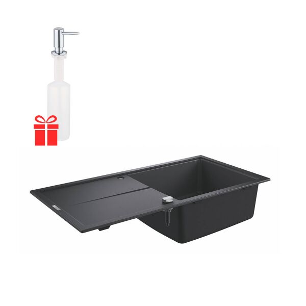 Набор Grohe мойка кухонная K400 31641AP0 + дозатор для моющего средства Contemporary 40536000 (ST702231)
Набор Grohe мойка кухонная K400 31641AP0 + дозатор для моющего средства Contemporary 40536000 (ST702231)